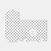 ブラックダイヤモンドのウェディングシャワーフェイバーボックス フェイバーボックス (折り畳みなし)