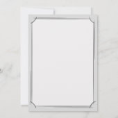 ブラックダイヤモンドの宝石ジュエリー 招待状 (裏面)