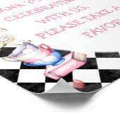 ブラックダイヤモンドアリスinワンダーランド誕生日サイン ポスター (角)