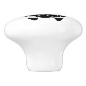 ブラックダイヤモンドウミガメのシルエットモノグラム セラミックノブ (側面)