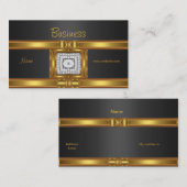 ブラックダイヤモンドジュエルの名刺金ゴールドのプロファイル 名刺