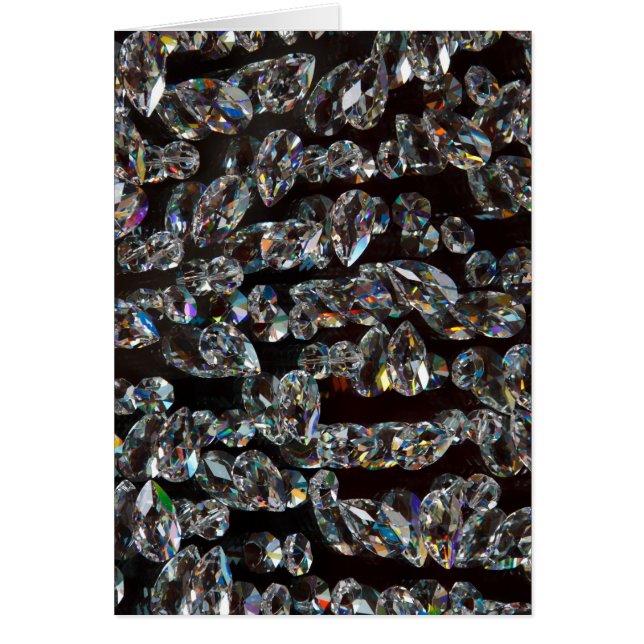 ブラックダイヤモンド結晶 (正面)