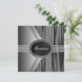 ブラックダイヤモンド ブラックタイ パーティー 招待状 (スタンド正面)