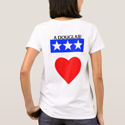 ブラックダグラスレディースT Tシャツ (裏面)