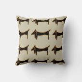 ブラックダシュント抽象芸術 クッション (裏面)