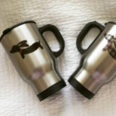 ブラックダックスシャンドウィナードッグコーヒータンブラー マグカップ