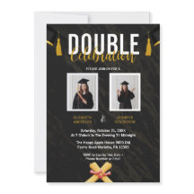 ブラックダブルお祝い卒業パーティーの写真