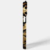 ブラックダマスクパーソナライズされたiPhoneケース選択カラー Case-Mate iPhoneケース (裏面 / 右)