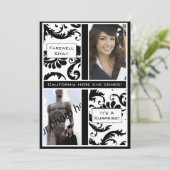 ブラックダマスク卒業さらば招待状 招待状 (スタンド正面)