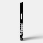 ブラックダマスク印刷ダイヤパーソナライズされたン Case-Mate iPhoneケース (裏面 / 右)