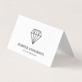 ブラックダモダンイヤモンドプロフェッショナル 名刺 (正面)