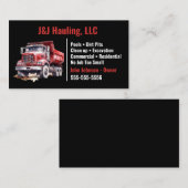 ブラックダンプトラックの名刺 名刺 (正面/裏面)