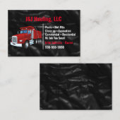 ブラックダンプトラックの名刺 名刺 (正面/裏面)
