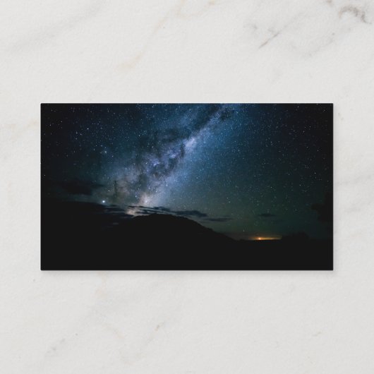 ブラックダークナイトスカイスターリースターズミルキーウェイ 名刺 (裏面)