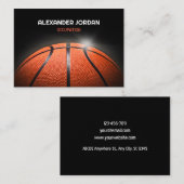 ブラックダークバスケットボール 名刺 (正面/裏面)