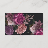 ブラックダークムーディーズブライダルシャワー共有Aレシピ エンクロージャーカード (裏面)