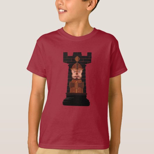 ブラックチェス ルークTシャツ Tシャツ (正面)