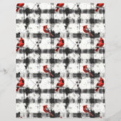 ブラックチェック(鳥)ショウジョウコウカンチョウ水彩 (裏面)