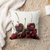 ブラックチェリーの枕 クッション (ブランケット)