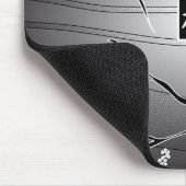 ブラックチェリーの花の木 マウスパッド (コーナー)