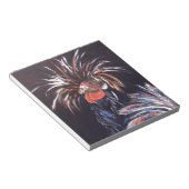 「ブラックチキン」メモ帳 ノートパッド (アングル)