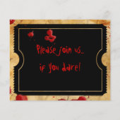 ブラックチケットブラッド（ばちゃばちゃ）跳ねる幽霊のよく出るハウスフライヤーズ チラシ (裏面)