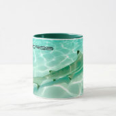 ブラックチップリーフシャークモレアコーヒーマグ マグカップ (中央)