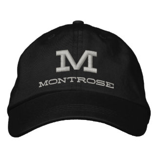 ブラックチノトウィル 刺繍入りキャップ