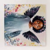 ブラックチャイルドエンジェルフローラ ジグソーパズル (横)