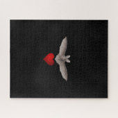 ブラックチャグリングヴィンテージヴァンパイアこうもりラブ懸命 ジグソーパズル (横)