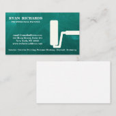 ブラックチャックボードハウス絵画ズの名刺 名刺 (正面/裏面)