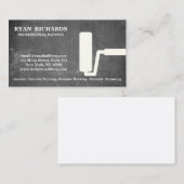 ブラックチャックボードハウス絵画ズの名刺 名刺 (正面/裏面)