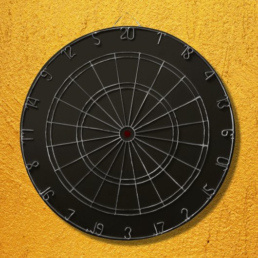 ブラックチョコレートカ無地のラー ダーツボード