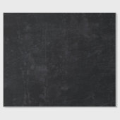 ブラックチョークボード黒板ビンタグラッピング紙 ラッピングペーパー (フラット)