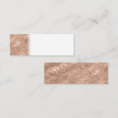 ブラックチーターヒョウ皮膚プリント模様動物 スキニー名刺 (正面/裏面)