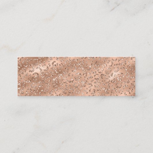 ブラックチーターヒョウ皮膚プリント模様動物 スキニー名刺 (裏面)