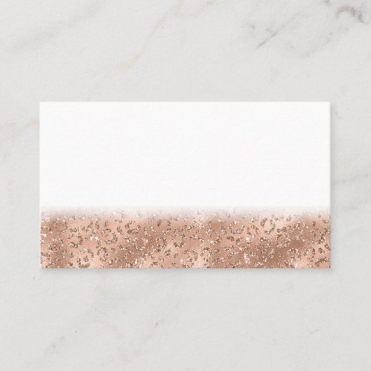 ブラックチーターヒョウ皮膚プリント模様動物 ロイヤリティカード (正面)