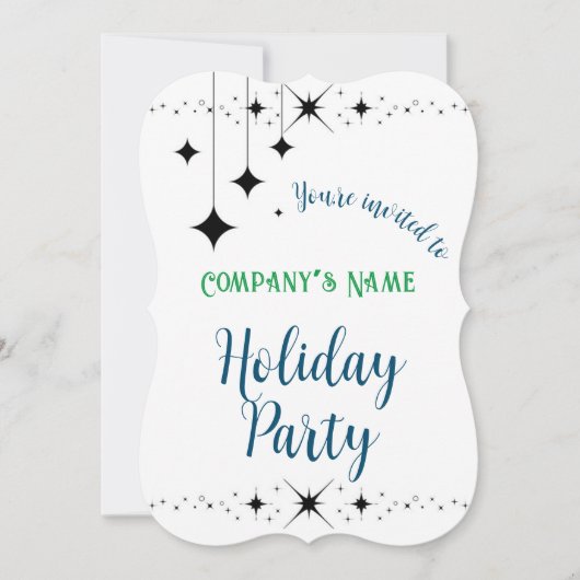 ブラックツインクル 招待状 (正面)