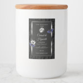 ブラックツリーバークシルバーフレーム製品ラベルロゴ フードラベル (正面)