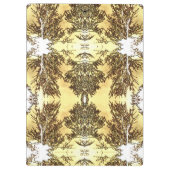 ブラックツリーブライトイエロースカイ クリップボード (裏面)