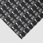 ブラックティッシュペーパーで聖降誕祭を祝う 薄葉紙 (詳細)