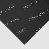 ブラックティッシュペーパーカスタム社名付き 薄葉紙 (詳細)