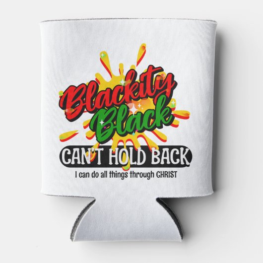 ブラックティブラックは12月を支持できない 缶クーラー (正面)