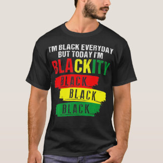 ブラックティブラックアフリカンブラックパワーJu Tシャツ