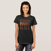 ブラックティブラック歴史月間アフリカBHMメラニンM Tシャツ (正面フル)