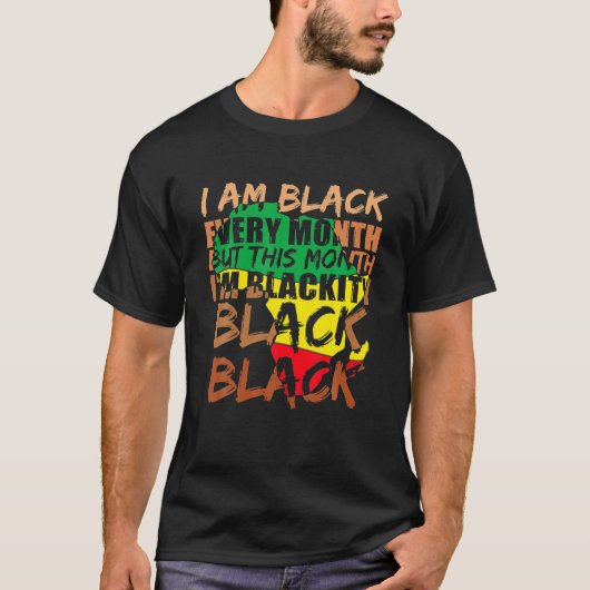 ブラックティブラック毎月黒歴BHM Tシャツ (正面)