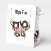 ブラックティーポットフローラアフタヌーンハイティー50誕生日 フェイバーボックス (裏面サイド)