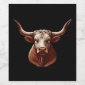 ブラックテキサス州ロングホテル ワインラベル (シングルラベル)