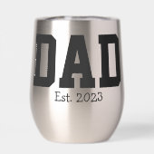 ブラックテキスト ステンレススチール Dad Established ボールド (背面)