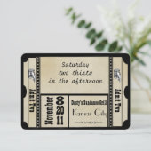 ブラックテキスファンキートスワーズ結婚の応答カード 出欠カード (スタンド正面)